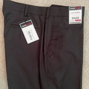 Brand New Gray dress pants - Roundtree and Yorke 33 x 32 Travelsmart